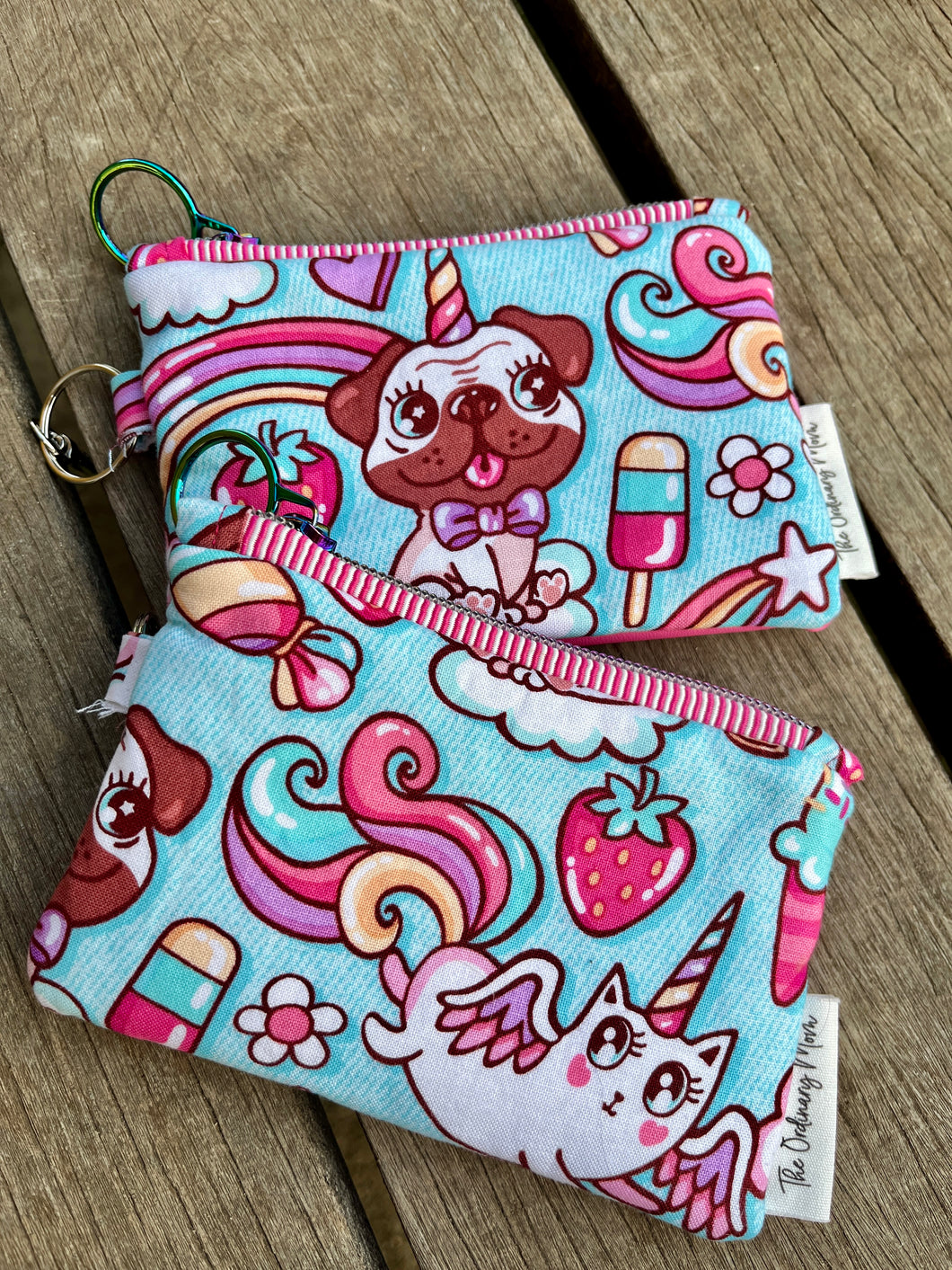 Coin Purse- Unicorn Cat with Clasp